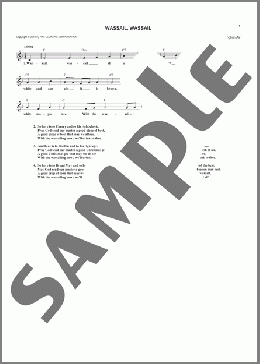Wassail, Wassail(Old English Air) 楽譜 その他 ダウンロード
