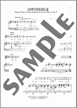 Impossible(Stephen Sondheim) 楽譜 その他 ダウンロード