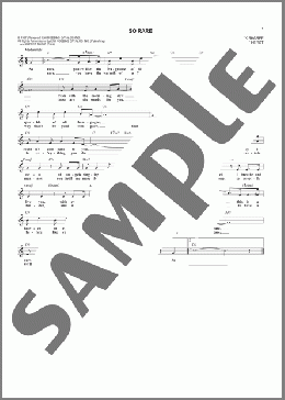 So Rare(Jack Sharpe/Jerry Herst/Jimmy Dorsey) 楽譜 その他 ダウンロード
