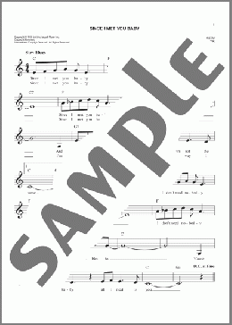 Since I Met You Baby(Sonny James/Ivory Joe Hunter) 楽譜 その他 ダウンロード