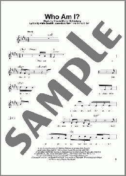 Who Am I?(Alain Boublil/Claude-Michel Schonberg) 楽譜 その他 ダウンロード