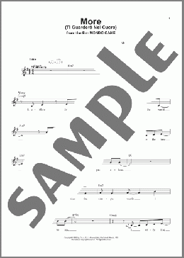 More (Ti Guardero Nel Cuore)(Kai Winding) 楽譜 その他 ダウンロード