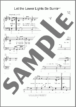 Let The Lower Lights Be Burning (arr. Fred Kern)(Fred Kern/Mona Rejino/Philip P. Bliss/Phillip Keveren) 楽譜 ピアノ（ソロ） ダウンロード