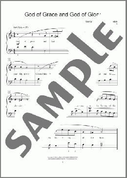 God Of Grace And God Of Glory (arr. Fred Kern)(Fred Kern/Mona Rejino/Phillip Keveren/Harry Emerson Fosdick) 楽譜 ピアノ（ソロ） ダウンロード