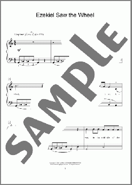 Ezekiel Saw The Wheel (arr. Phillip Keveren)(Fred Kern/Mona Rejino/Phillip Keveren/Traditional Spiritual) 楽譜 ピアノ（ソロ） ダウンロード