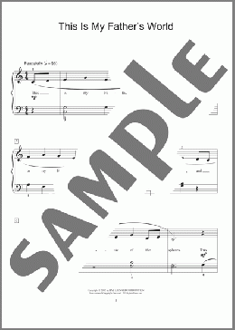 This Is My Father's World (arr. Mona Rejino)(Fred Kern/Mona Rejino/Phillip Keveren/Franklin L. Sheppard) 楽譜 ピアノ（ソロ） ダウンロード
