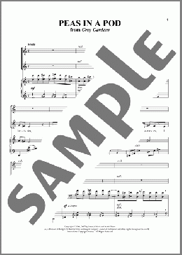 Peas In A Pod(Michael Korie/Scott Frankel) 楽譜 その他 ダウンロード