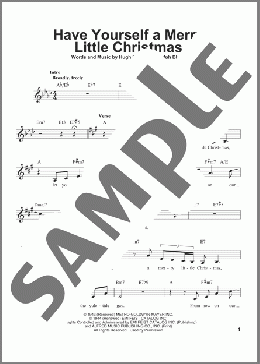 Have Yourself A Merry Little Christmas(Michael Buble) 楽譜 その他 ダウンロード