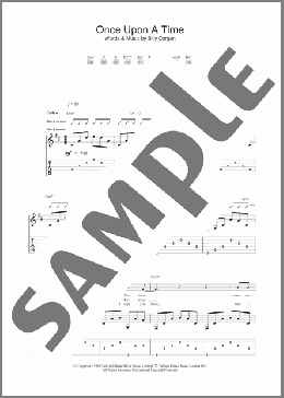 Once Upon A Time(The Smashing Pumpkins) 楽譜 ギター（ソロ） ダウンロード