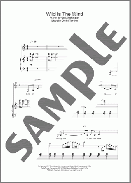 Wild Is The Wind(Nina Simone) 楽譜 その他 ダウンロード