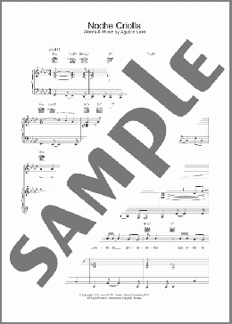 Noche Criolla(Placido Domingo) 楽譜 その他 ダウンロード