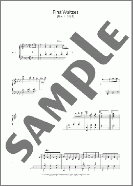 First Waltzes(Franz Schubert) 楽譜 ピアノ（ソロ） ダウンロード
