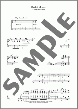 Ballet Music(Franz Schubert) 楽譜 ピアノ（ソロ） ダウンロード