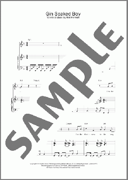 Gin Soaked Boy(The Divine Comedy) 楽譜 その他 ダウンロード