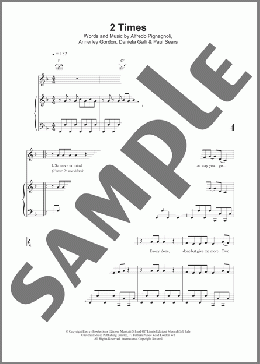 2 Times(Ann Lee) 楽譜 その他 ダウンロード