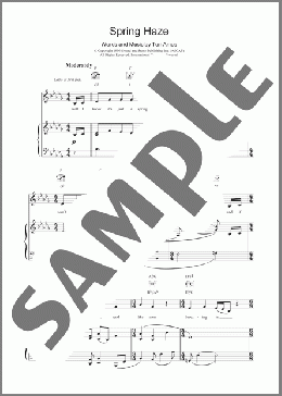 Spring Haze(Tori Amos) 楽譜 その他 ダウンロード