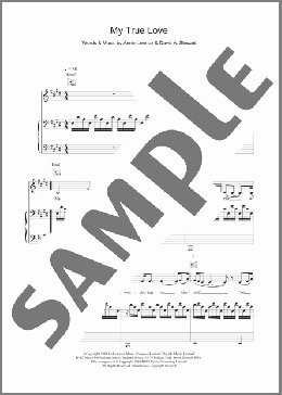My True Love(Eurythmics) 楽譜 その他 ダウンロード