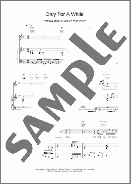 Only For A While(Toploader) 楽譜 その他 ダウンロード