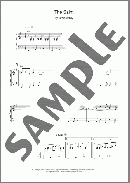 The Saint(Edwin Astley) 楽譜 ピアノ（ソロ） ダウンロード