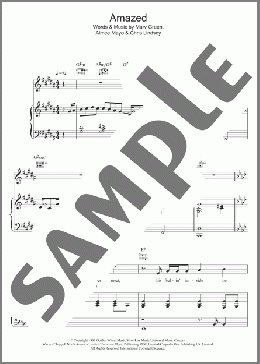 Amazed(Lonestar) 楽譜 その他 ダウンロード