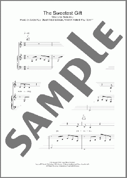 The Sweetest Gift(Sade) 楽譜 その他 ダウンロード
