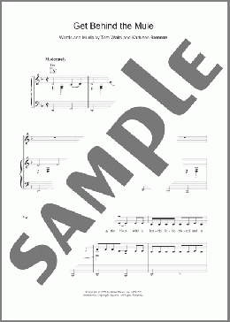 Get Behind the Mule(Tom Waits) 楽譜 その他 ダウンロード