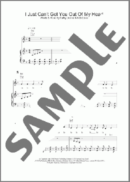 I Just Can't Get You Out Of My Head(Kylie Minogue) 楽譜 その他 ダウンロード