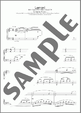 Lemoni(Stephen Warbeck) 楽譜 ピアノ（ソロ） ダウンロード