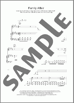 Family Affair(Mary J. Blige) 楽譜 その他 ダウンロード