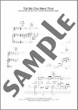 Tell Me One More Time(Gareth Gates) 楽譜 その他 ダウンロード