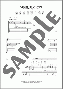 A Bullet For Everyone(Paul Weller) 楽譜 ギター（ソロ） ダウンロード