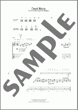 Devil Baby(Mark Knopfler) 楽譜 ギター（ソロ） ダウンロード