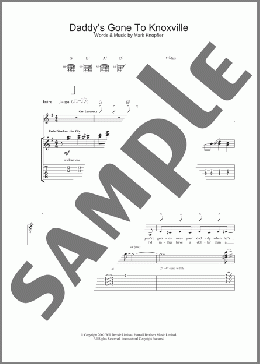 Daddy's Gone To Knoxville(Mark Knopfler) 楽譜 ギター（ソロ） ダウンロード