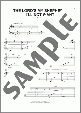 The Lord's My Shepherd, I'll Not Want (arr. Phillip Keveren)(Psalm 23/Jessie S. Irvine/Scottish Psalter) 楽譜 ピアノ（ソロ） ダウンロード