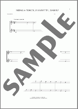 Bring A Torch, Jeannette, Isabella(17th Century French Carol) 楽譜 その他 ダウンロード
