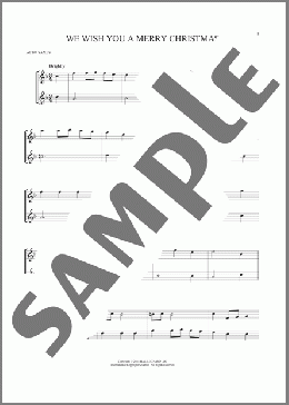 We Wish You A Merry Christmas(Traditional English Folksong) 楽譜 アルトサックス（ソロ） ダウンロード