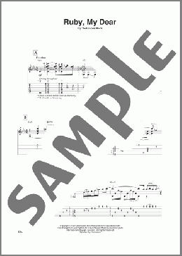 Ruby, My Dear(Thelonious Monk) 楽譜 ギター（その他） ダウンロード