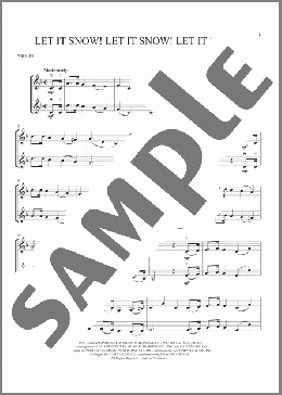 Let It Snow! Let It Snow! Let It Snow!(Jule Styne/Sammy Cahn) 楽譜 その他 ダウンロード