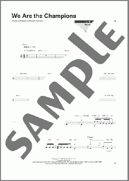 We Are The Champions(Queen) 楽譜 その他 ダウンロード