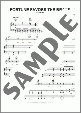 Fortune Favors The Brave(Tim Rice/Elton John) 楽譜 その他 ダウンロード
