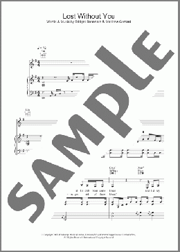Lost Without You(Delta Goodrem) 楽譜 その他 ダウンロード