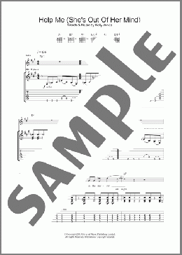 Help Me (She's Out Of Her Mind)(Stereophonics) 楽譜 ギター（ソロ） ダウンロード