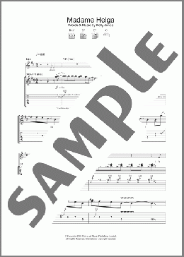 Madame Helga(Stereophonics) 楽譜 ギター（ソロ） ダウンロード