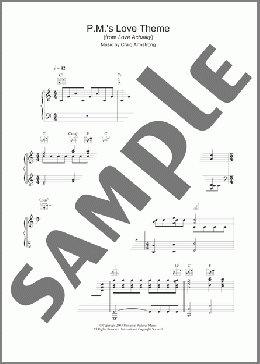 P.M.'s Love Theme(Craig Armstrong) 楽譜 ピアノ（ソロ） ダウンロード
