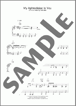 My Aphrodisiac Is You(Katie Melua) 楽譜 その他 ダウンロード