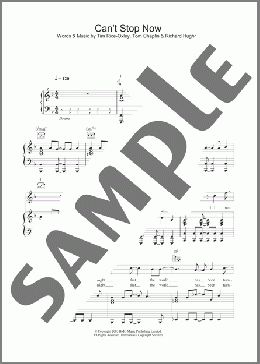 Can't Stop Now(Keane) 楽譜 その他 ダウンロード