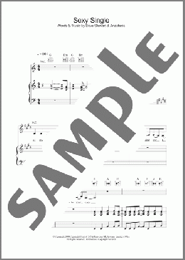 Sexy Single(Anastacia) 楽譜 その他 ダウンロード