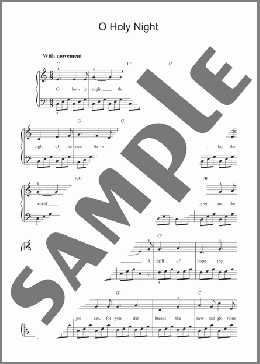 O Holy Night(Adolphe Adam/Placide Cappeau/John Sullivan Dwight) 楽譜 ピアノ（ソロ） ダウンロード