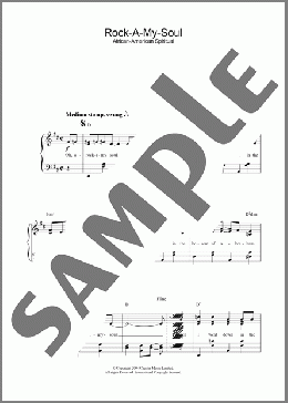 Rock A My Soul(African-American Spiritual) 楽譜 ピアノ（ソロ） ダウンロード