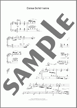 Danse BohEmienne(Claude Debussy) 楽譜 ピアノ（ソロ） ダウンロード